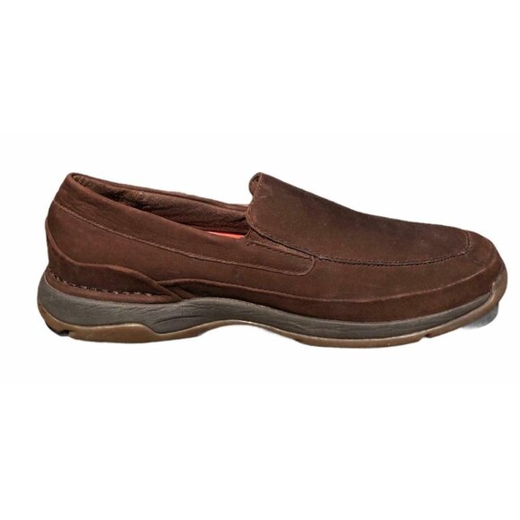 Rockport Loafers Mens 10 Brown Suede Slip Ons EUR 42 Shoes APW2060DM Flats Comfo - Picture 4 of 10